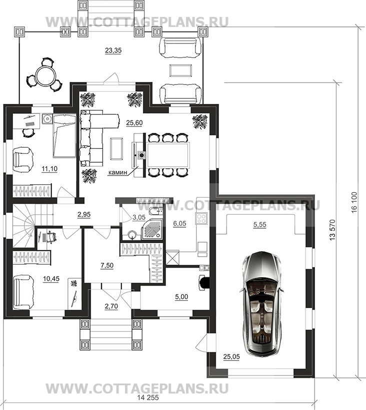 Поэтажные планы проект дома 201-03 общ. площадь 232,90 м2