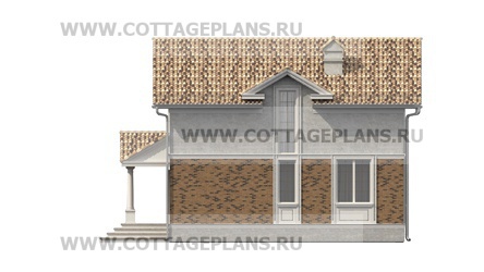 Фасады проект дома 15-96 общ. площадь 120,15 м2