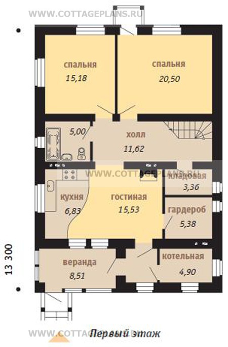 Поэтажные планы проект дома 32-52 общ. площадь 289.0м2