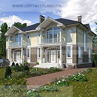 проект дома 09-68 общ. площадь 358,00 м2