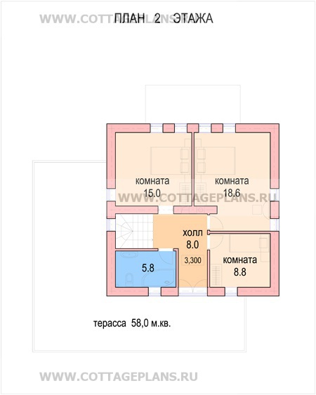 Поэтажные планы проект дома 60-89 общ. площадь 158,1 м2