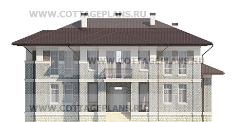 Фасады проект дома 203-13 общ. площадь 493,00 м2