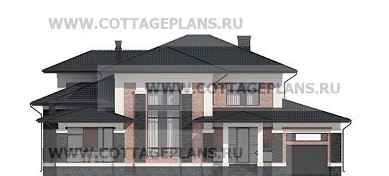 Фасады проект дома 203-37 общ. площадь 452,05 м2