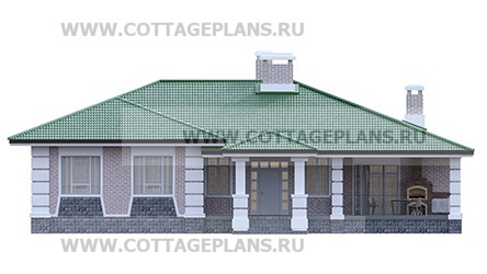 Фасады проект дома 28-14 общ. площадь 342,75 м2