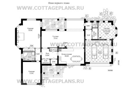 Поэтажные планы проект дома 49-95 общ. площадь 335,9 м2