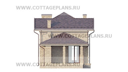 Фасады проект дома 104-80 общ. площадь 128,75 м2