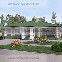 Каталог проекты домов из пеноблоков проект дома 07-14 общ. площадь 169,85 м2