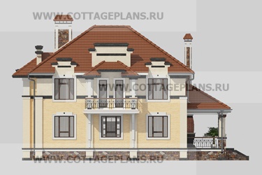 Фасады проект дома 71-62 общ. площадь 308,90 м2