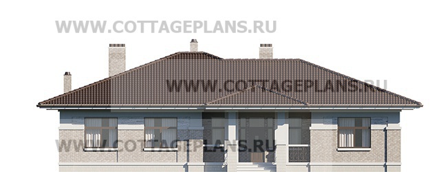 Фасады проект дома 702-47 общ. площадь 214,25 м2