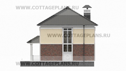 Фасады проект дома 71-24 общ. площадь 251,20 м2