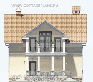 Фасады проект дома 15-75 общ. площадь 256,04 м2