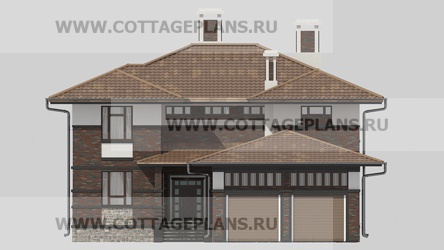 Фасады проект дома 17-09 общ. площадь 444,40 м2