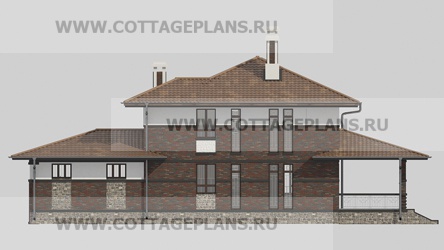 Фасады проект дома 23-09 общ. площадь 285,75 м2