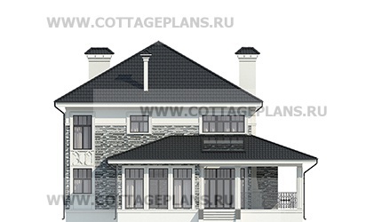 Фасады проект дома 29-54 общ. площадь 214,65 м2