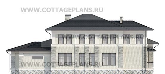Фасады проект дома 103-63 общ. площадь 398,25 м2