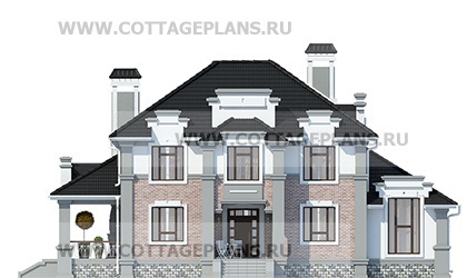 Фасады проект дома 71-67 общ. площадь 340,20 м2