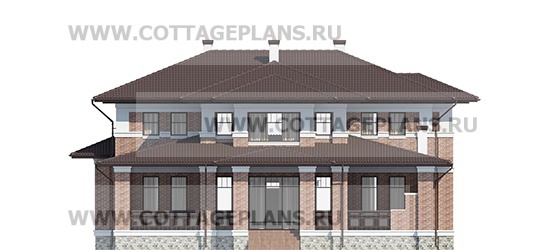 Фасады проект дома 201-26 общ. площадь 377,95 м2
