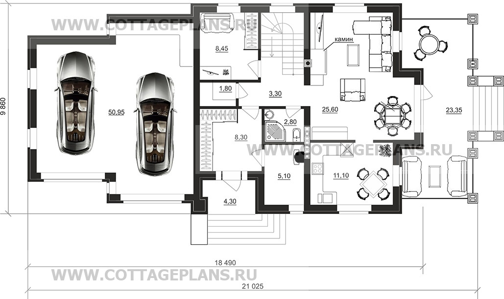 Поэтажные планы проект дома 71-90 общ. площадь 262,35 м2