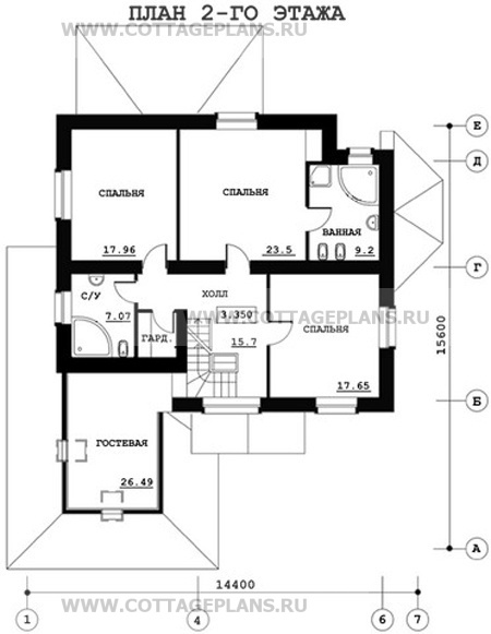 Поэтажные планы проект дома 47-68 общ. площадь 420 м2