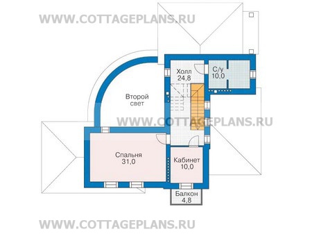 Поэтажные планы проект дома 35-88 общ. площадь 388,8м2