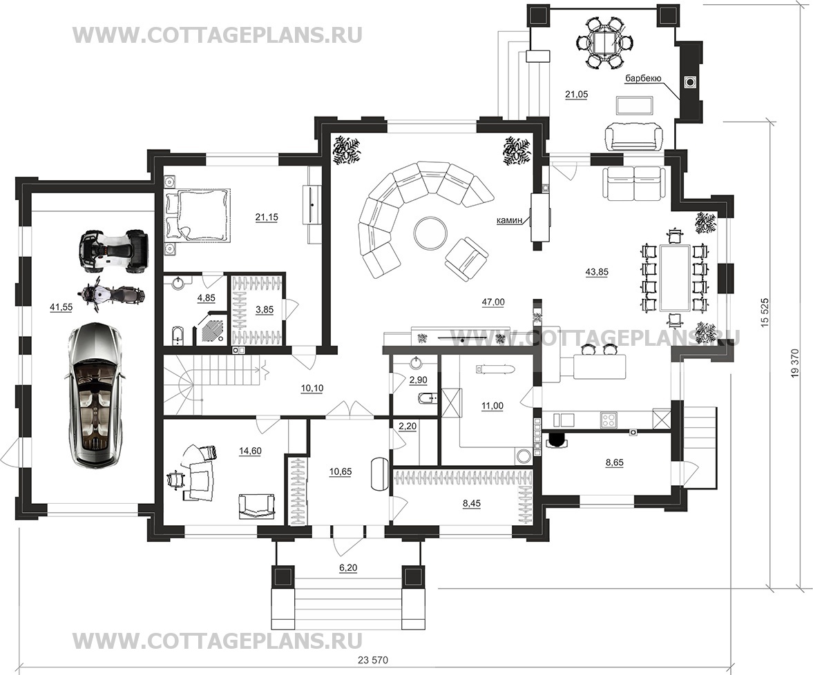 Поэтажные планы проект дома 104-01 общ. площадь 402,70 м2