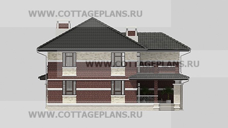 Фасады проект дома 75-91 общ. площадь 224,65 м2