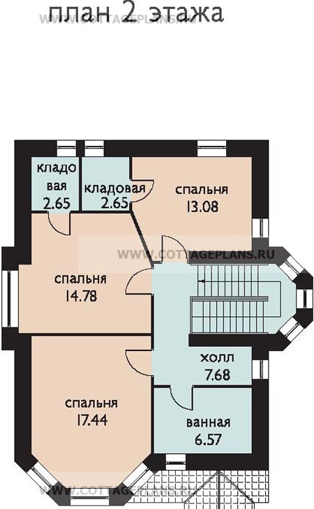 Поэтажные планы проект дома 51-05 общ. площадь 196,5м2