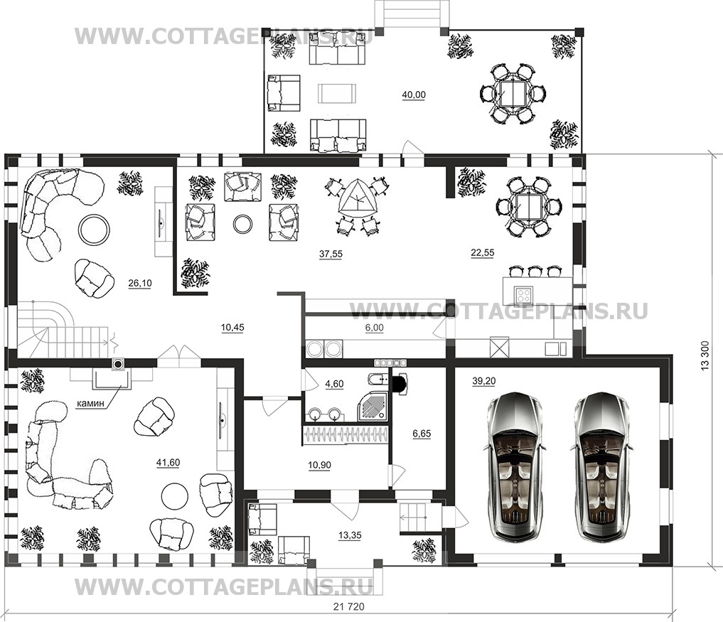 Поэтажные планы проект дома 15-41 общ. площадь 328,80 м2