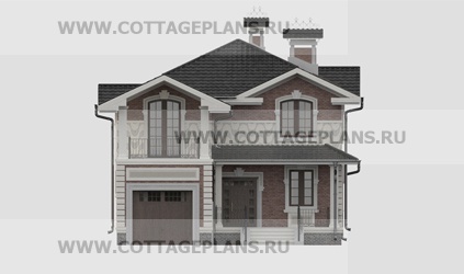 Фасады проект дома 17-55 общ. площадь 260,85 м2