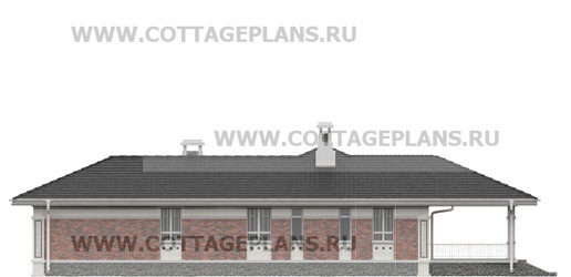 Фасады проект дома 17-40 общ. площадь 366,45 м2