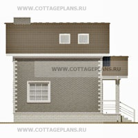 Фасады проект дома 20-21 общ. площадь 77,23 м2