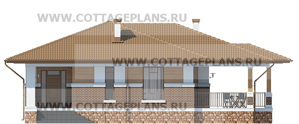 Фасады проект дома 07-36 общ. площадь 110,45 м2