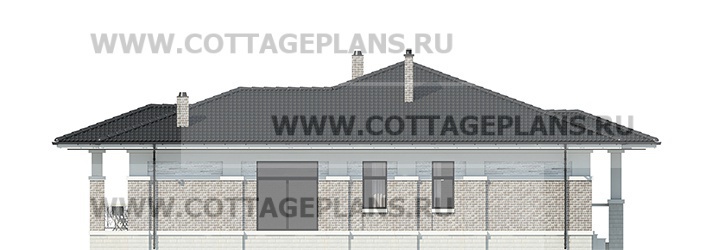 Фасады проект дома 91-62 общ. площадь 247,10 м2