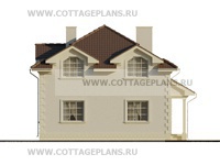 Фасады проект дома 14-50 общ. площадь 272,18 м2