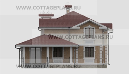 Фасады проект дома 24-51 общ. площадь 334,20 м2