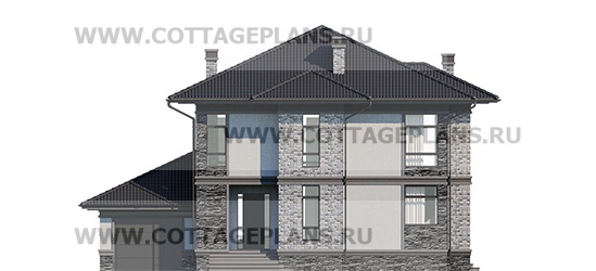 Фасады проект дома 104-58 общ. площадь 163,75 м2