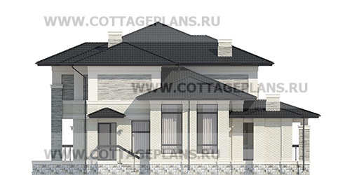 Фасады проект дома 103-73 общ. площадь 432,45 м2
