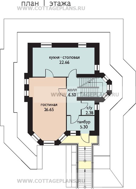 Поэтажные планы проект дома 51-05 общ. площадь 196,5м2