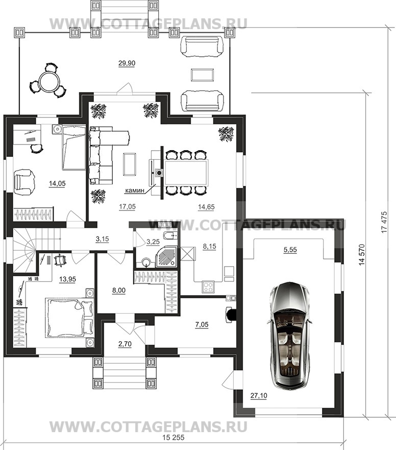 Поэтажные планы проект дома 100-04 общ. площадь 180,90 м2