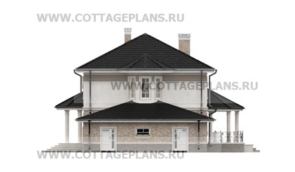 Фасады проект дома 71-08 общ. площадь 253,50 м2