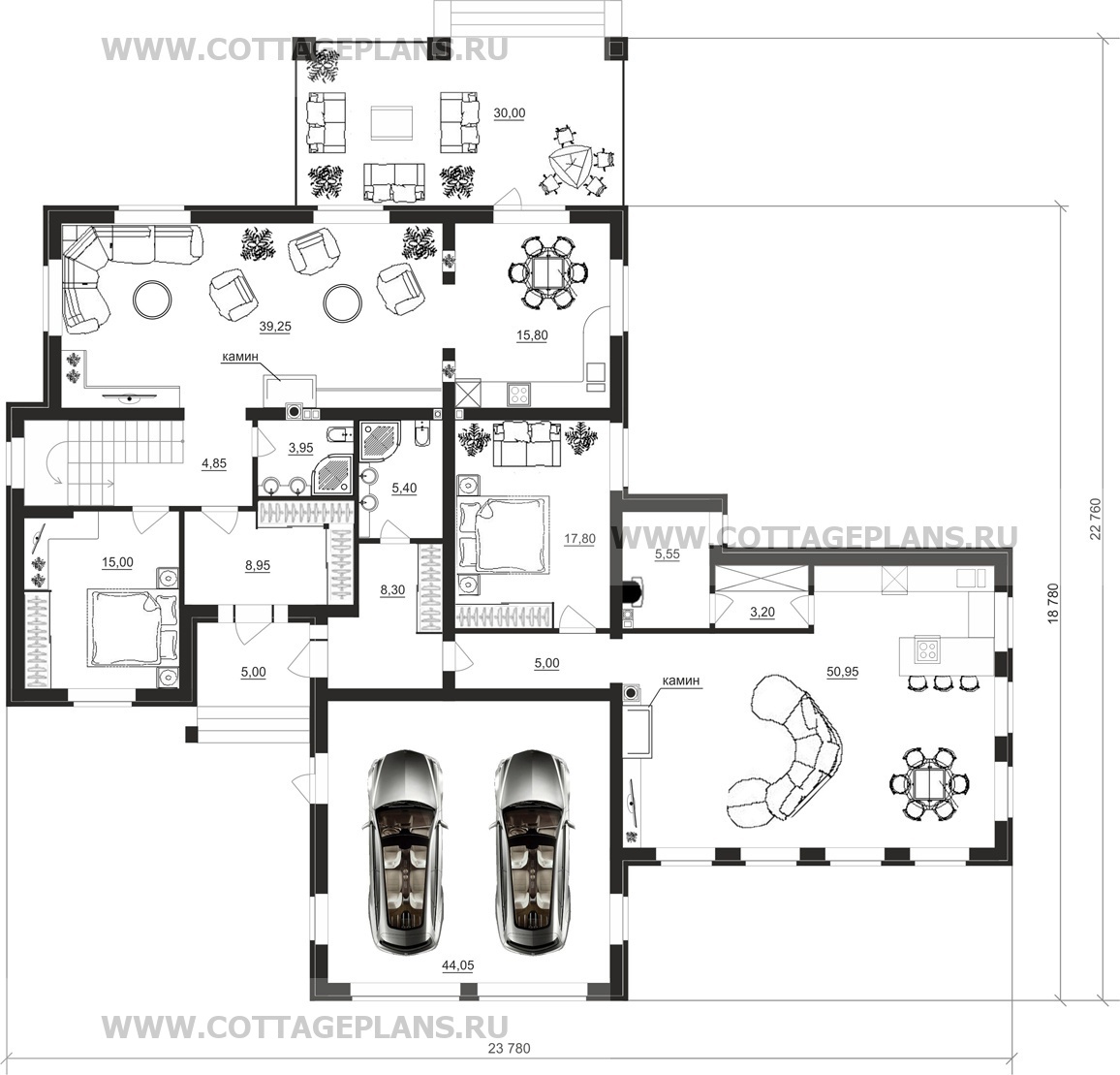 Поэтажные планы проект дома 13-65 общ. площадь 345,75 м2