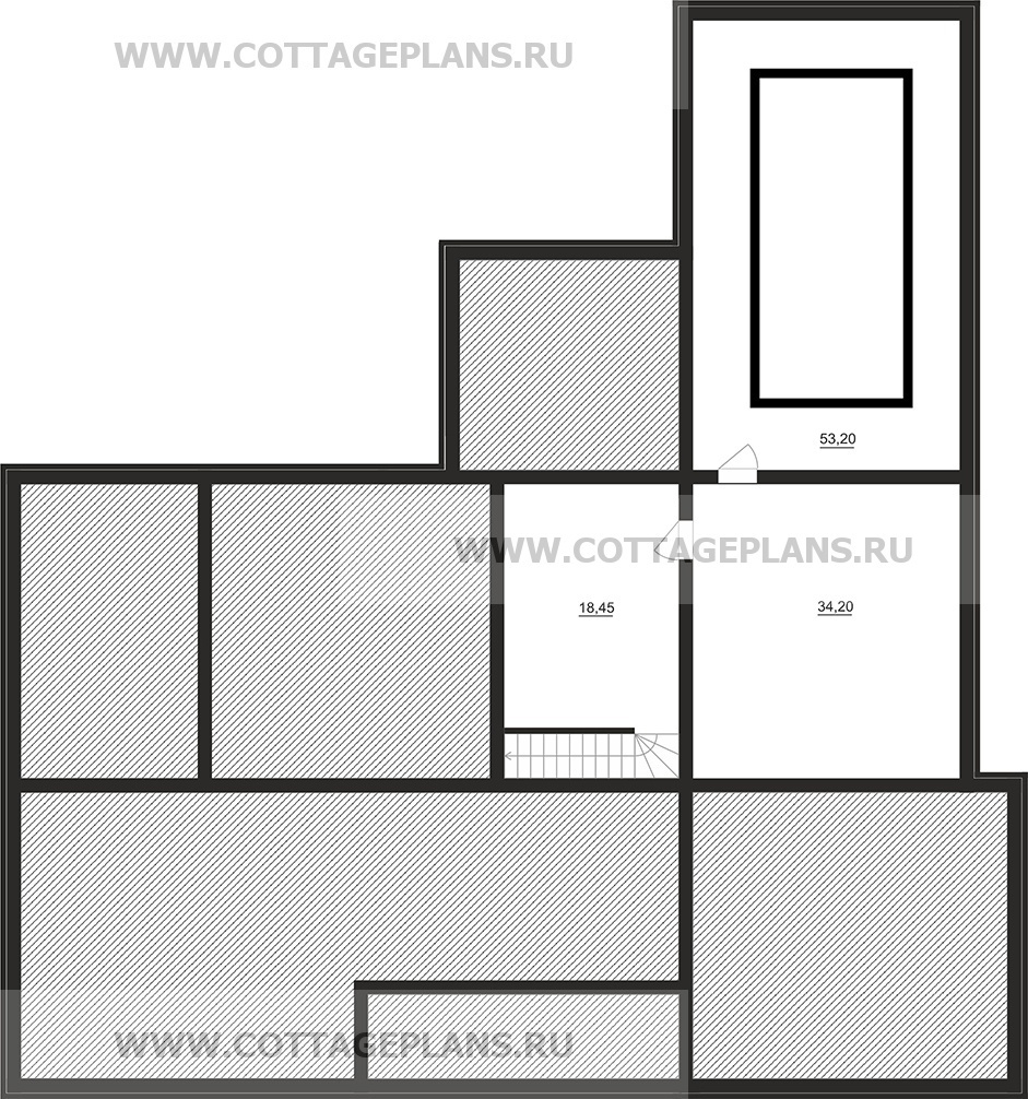 Поэтажные планы проект дома 75-95 общ. площадь 474,70 м2