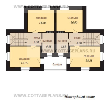 Поэтажные планы проект дома 33-80 общ. площадь 196,10м2