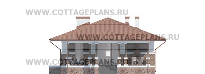 Фасады проект дома 08-39 общ. площадь 258,95 м2