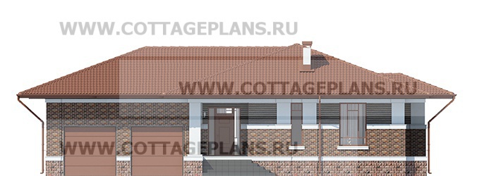 Фасады проект дома 91-50 общ. площадь 302,15 м2