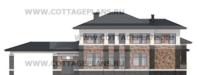 Фасады проект дома 202-45 общ. площадь 255,35 м2