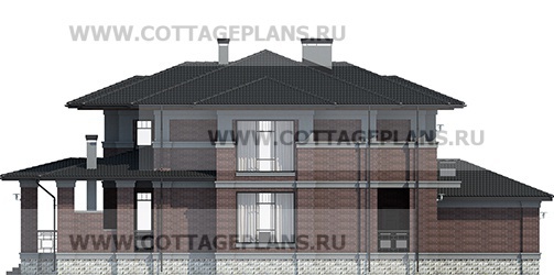 Фасады проект дома 101-24 общ. площадь 436,50 м2