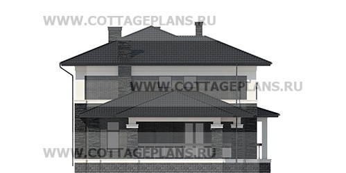 Фасады проект дома 104-35 общ. площадь 200,00 м2