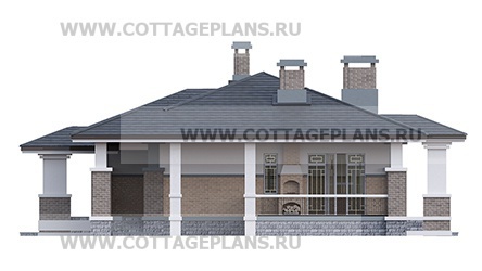 Фасады проект дома 28-08 общ. площадь 318,00 м2