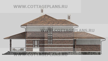 Фасады проект дома 23-11 общ. площадь 286,05 м2